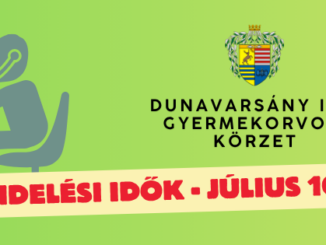 Rendelési idők július 10-ig