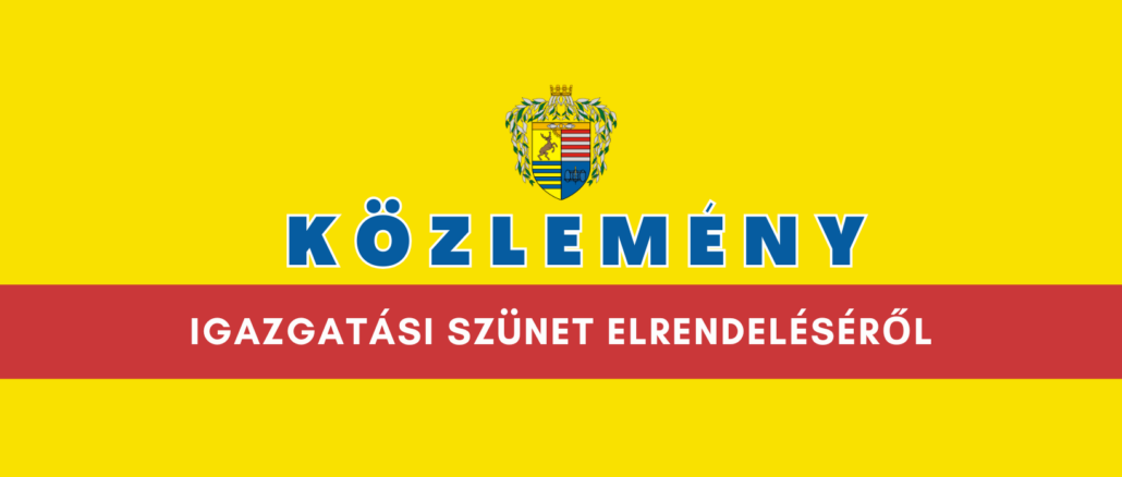 Igazgatási szünet