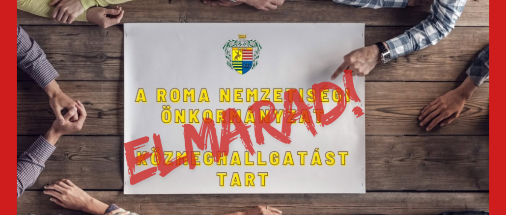 Közmeghallgatás elmaradása