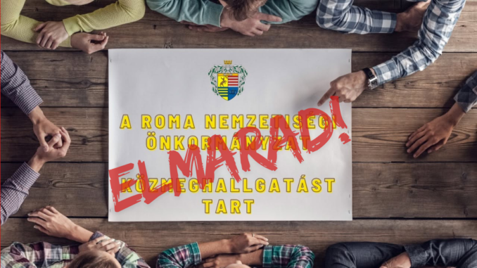 Közmeghallgatás elmaradása